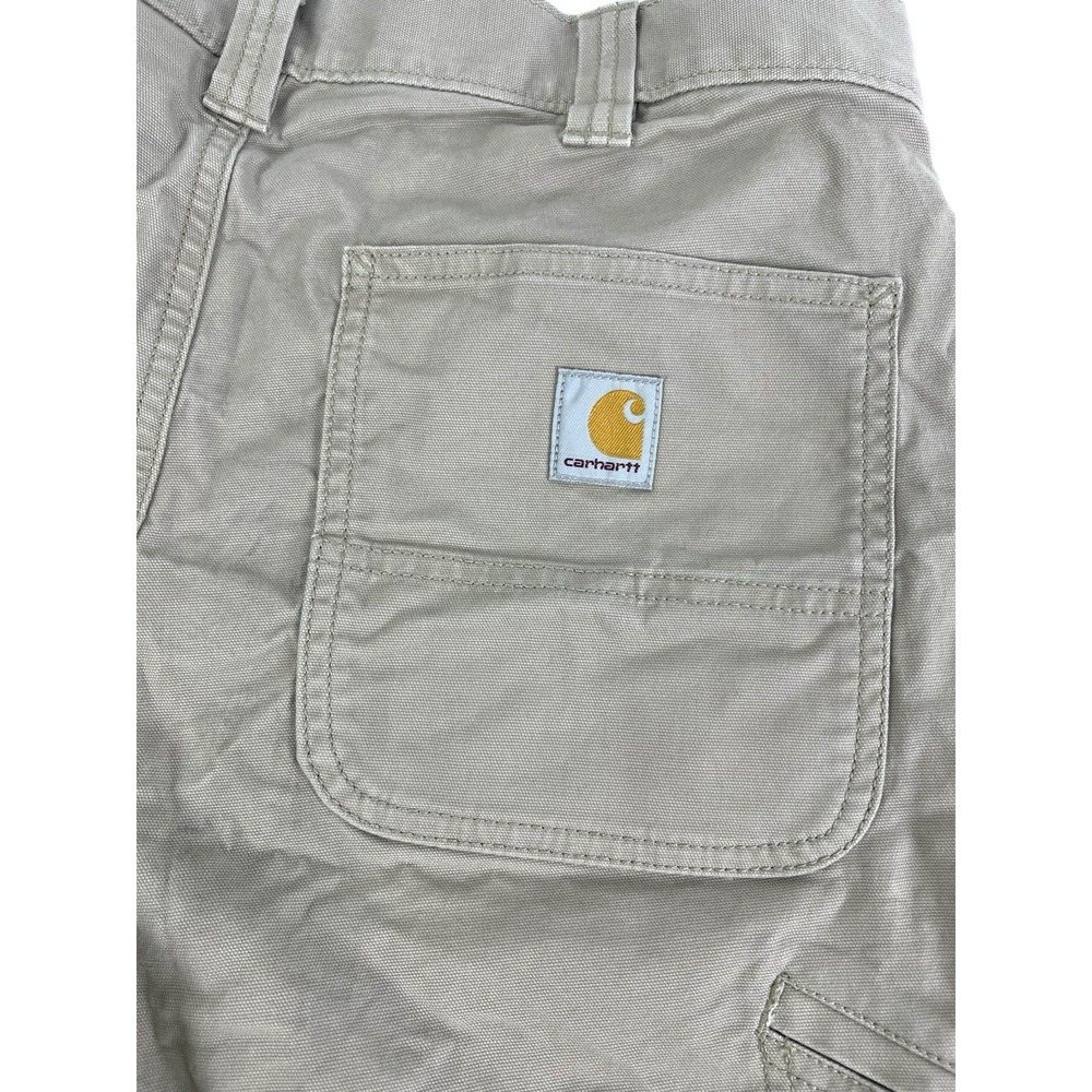 carhartt shorts 33 mens Tan Relaxed Fit - Picture 3 of 9
